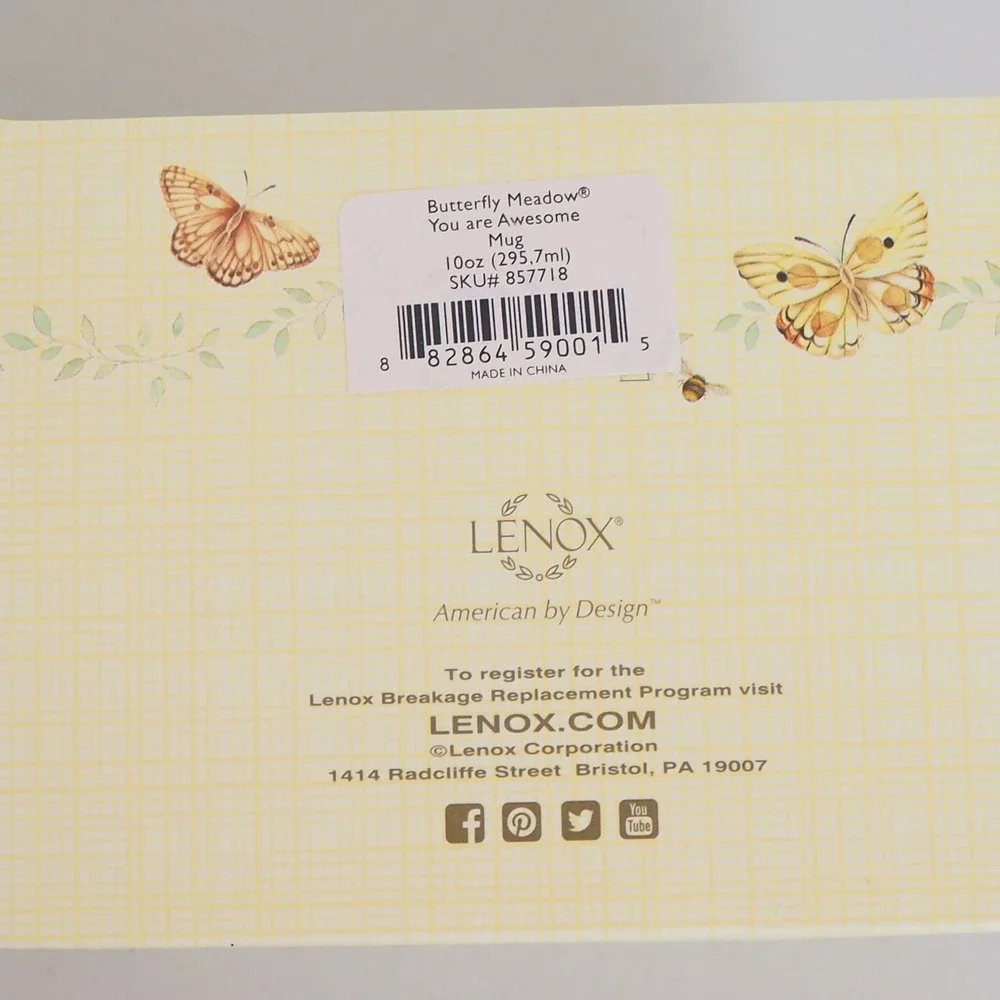 Lenox nib butterfly